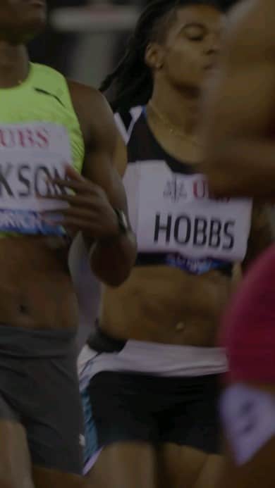 アレア・ホッブズのインスタグラム：「Girl Power 😈💥   Aleia Hobbs at Weltklasse Zürich 2022 🔥   #aleiahobbs #100m #sprint #winner #running #sprintnation #weltklassezürich #ZurichDL #athletics #trackandfield #wandadiamondleague」