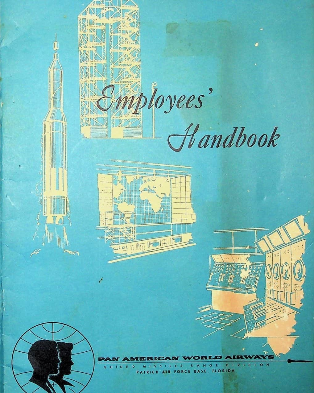 フィリップ・P・キーンのインスタグラム：「From my collection. Vintage Employees Handbook, PAN AMERICAN World Airways Guided Missiles Range Division. Circa 1960. @pan.am.museum @panam_mech #vintage #aviation」