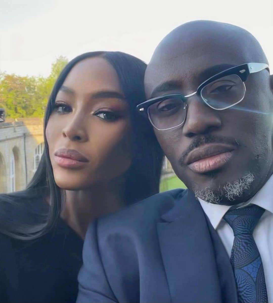 ナオミ・キャンベルのインスタグラム：「Thank you @evaomaghomi  Wonderful time at the #coronation with family and friends #windsorcastle #styled by @edward_enninful wearing the Row @therow ❤️🇬🇧 @patmcgrathreal #Labs ..」