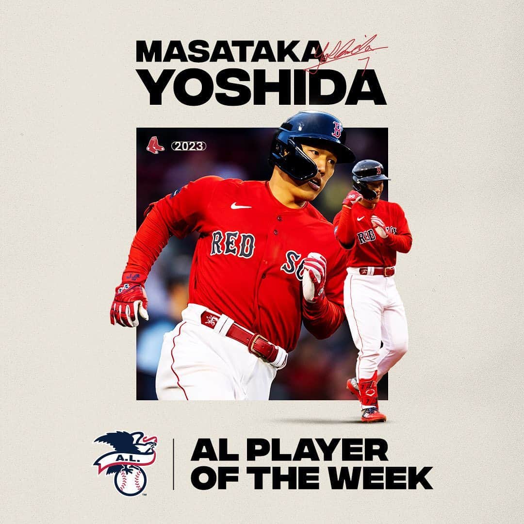 ボストン・レッドソックスさんのインスタグラム写真 - (ボストン・レッドソックスInstagram)「It’s a good week to be Masataka Yoshida.」5月9日 5時53分 - redsox