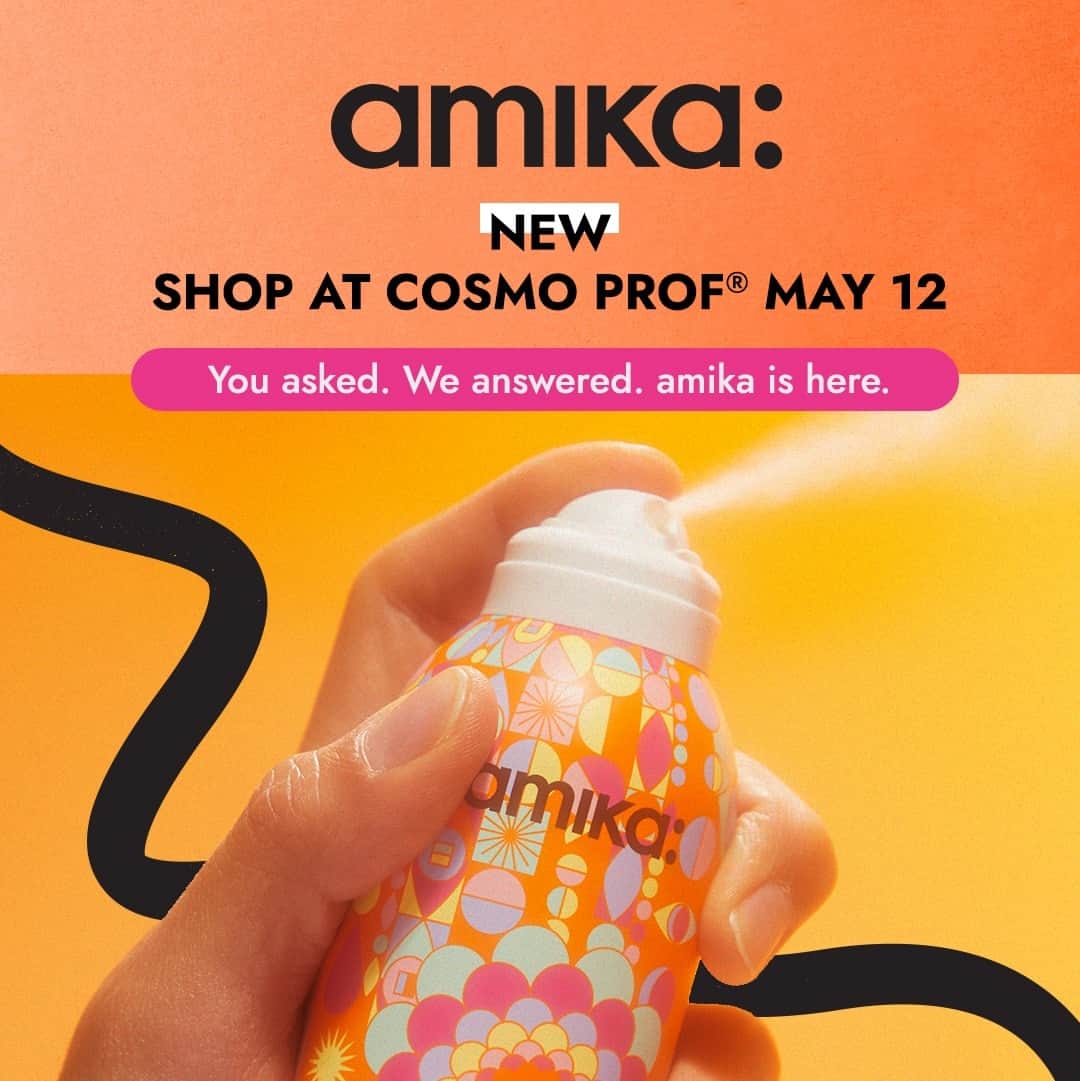 CosmoProf Beautyさんのインスタグラム写真 - (CosmoProf BeautyInstagram)「ICYMI… @amikapro is FINALLY coming to Cosmo Prof in the US on May 12th! 🎉 🧡   Which product are you most excited for? Let us know in the comments!!!  #amika #amikapro #cosmoprofbeauty #licensedtocreate #hairstylist」5月9日 6時00分 - cosmoprofbeauty