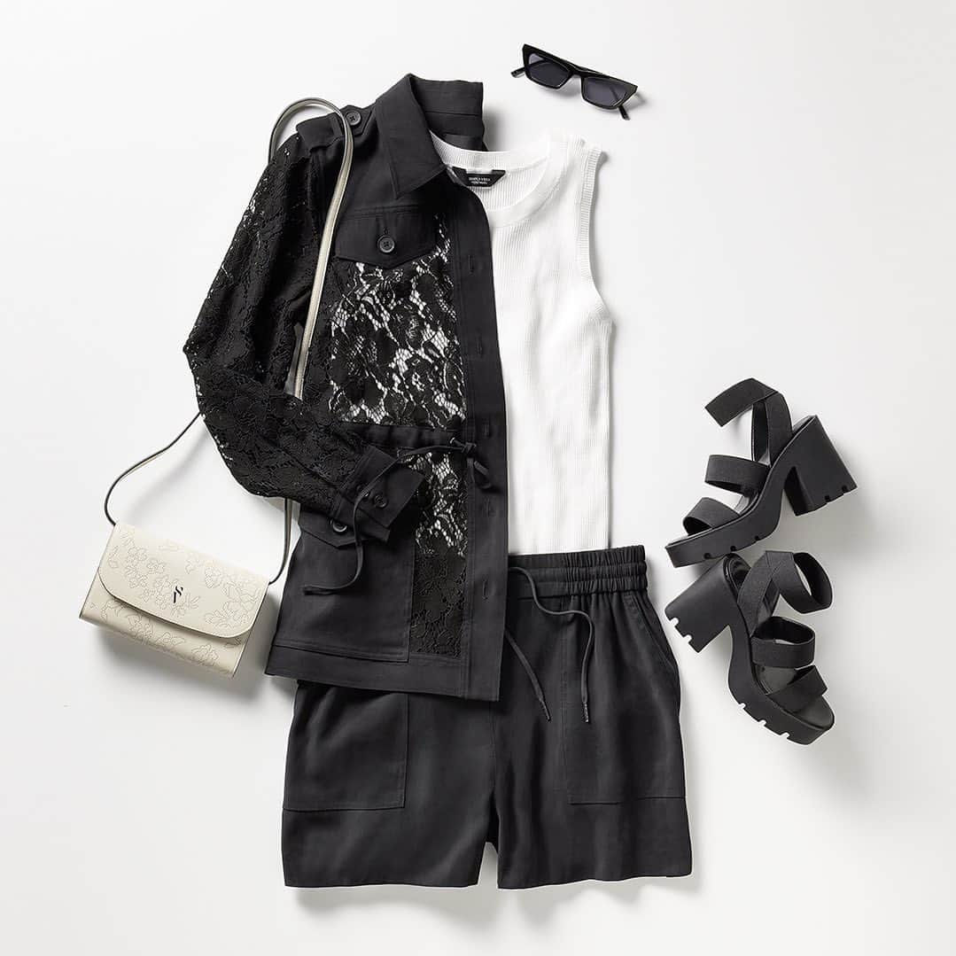 ロック&リパブリックのインスタグラム：「Sunny, 75º and stylish. 🖤 Tap to shop spring outfits from Simply Vera Vera Wang. @verawanggang」