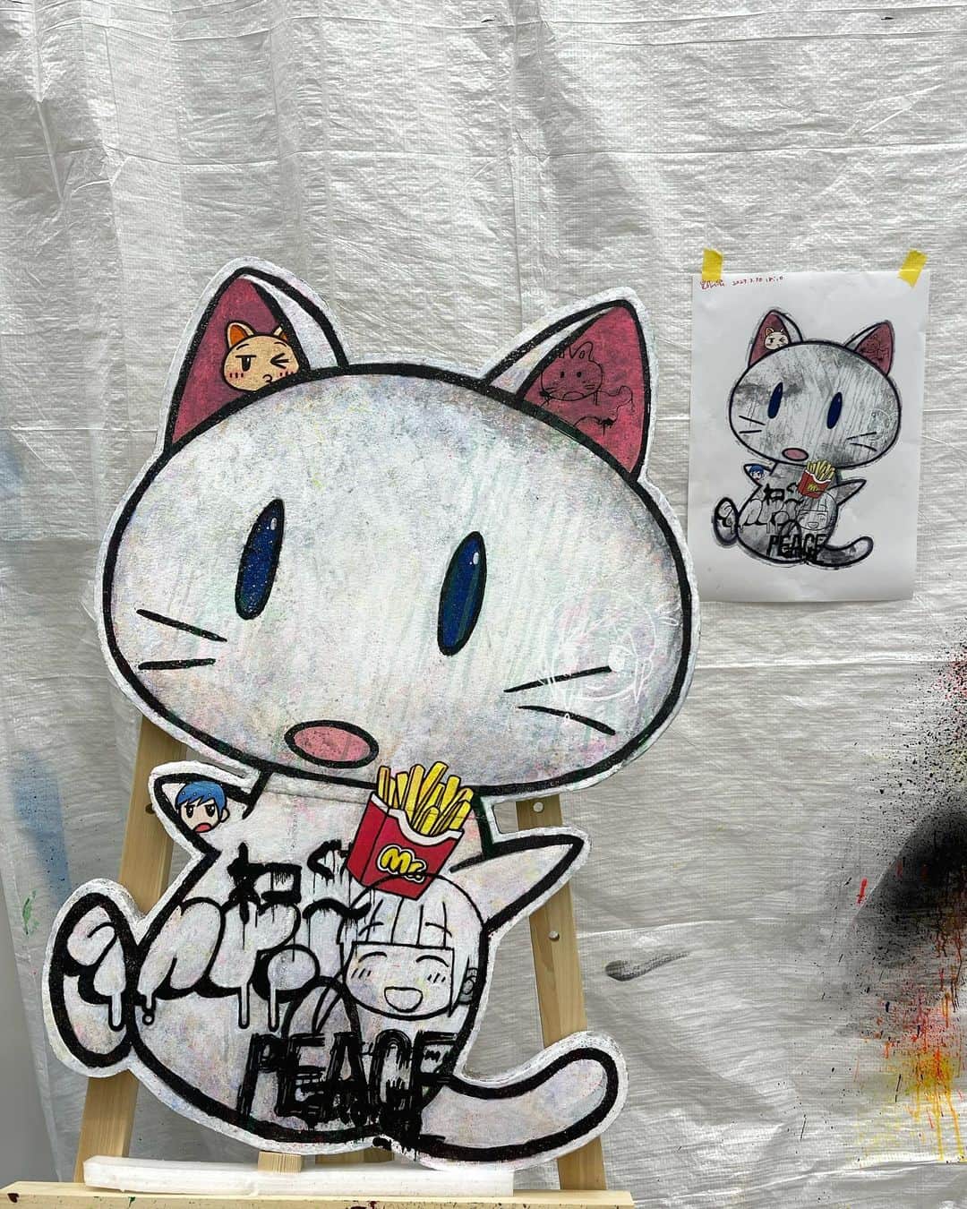 Mr.のインスタグラム：「@kaikaikikigallery」