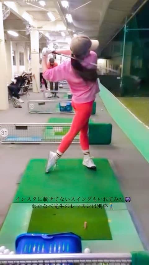 akari♡ 小林あかりのインスタグラム：「#ゴルフ女子 #美スイング #南野ゴルフ #golf #golfswing #ゴルフ好き」
