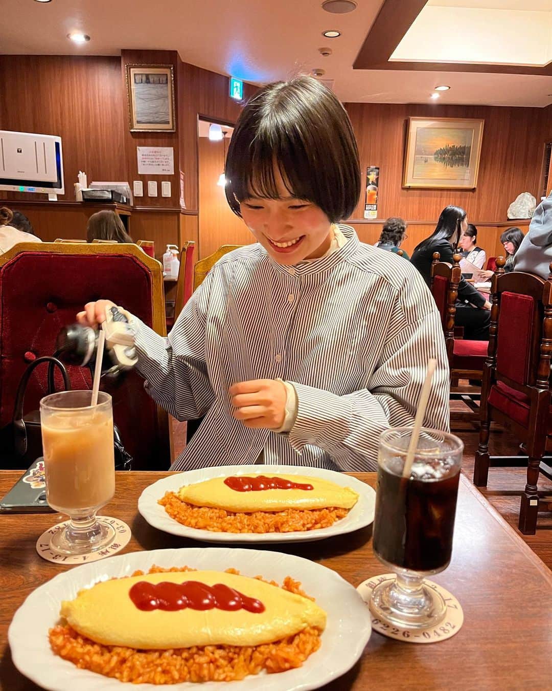 上大迫祐希さんのインスタグラム写真 - (上大迫祐希Instagram)「愛音ちゃんとオムライス食べてきた🍽️」4月24日 22時12分 - y_kamioosako