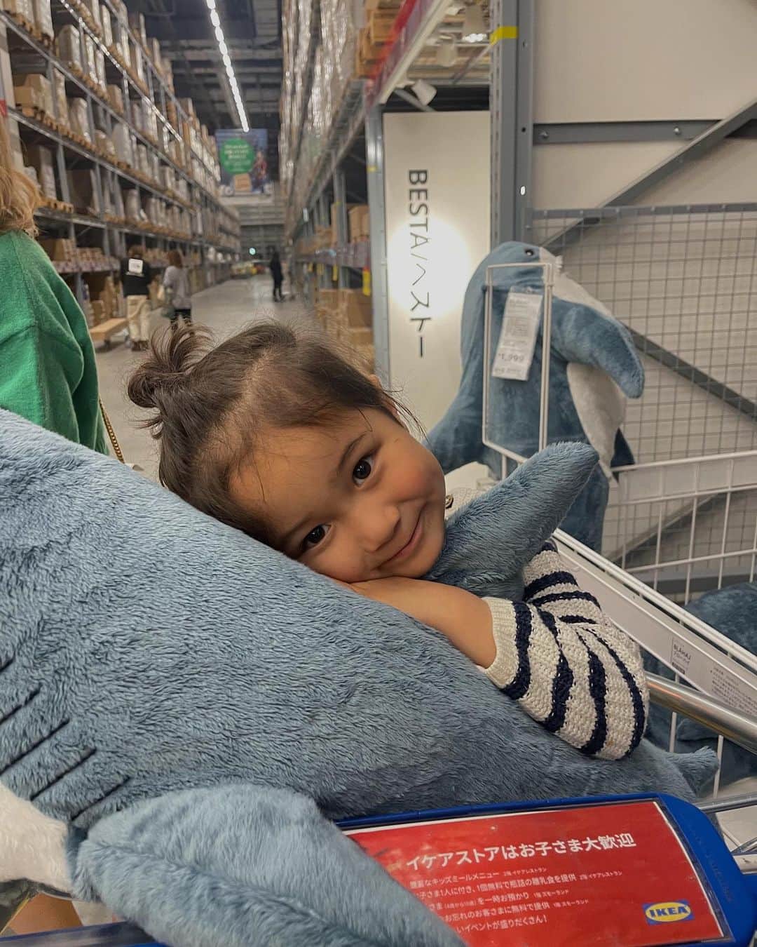 堺梨乃さんのインスタグラム写真 - (堺梨乃Instagram)「IKEAのぬいぐるみコーナーは危険すぎる😵‍💫結局、買わされました😑 ママたちは、カラフルすぎて目が回ってぐるぐる😵‍💫  #ikea#ikea購入品#子供との休日」4月24日 22時05分 - k_rino0226