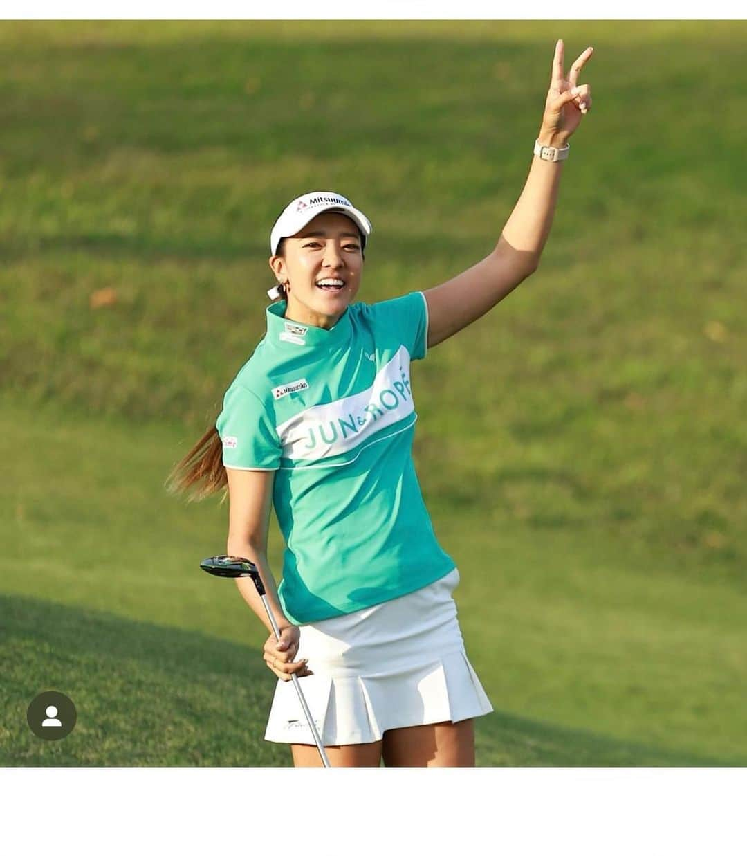 エイミー・コガさんのインスタグラム写真 - (エイミー・コガInstagram)「Peace out Kawana✌️  Always a pleasure playing at Kawana Golf Club, one of the most scenic courses in Japan!🌊 I would like to thank my family, friends, sponsors, and fans for all the support. T23, my best finish so far this season but there’s more to come! Chipping in on the last hole was definitely one to remember! #Fujisankeiladiesclassic  フジサンケイレディスクラシック💙  さいごのチップインバーディーはスーパーうれしかったです🤩 いつもいっぱいおうえんありがとうございます🫶  #エイミーコガ  #うにのぴんとあってない」4月24日 22時26分 - eimango