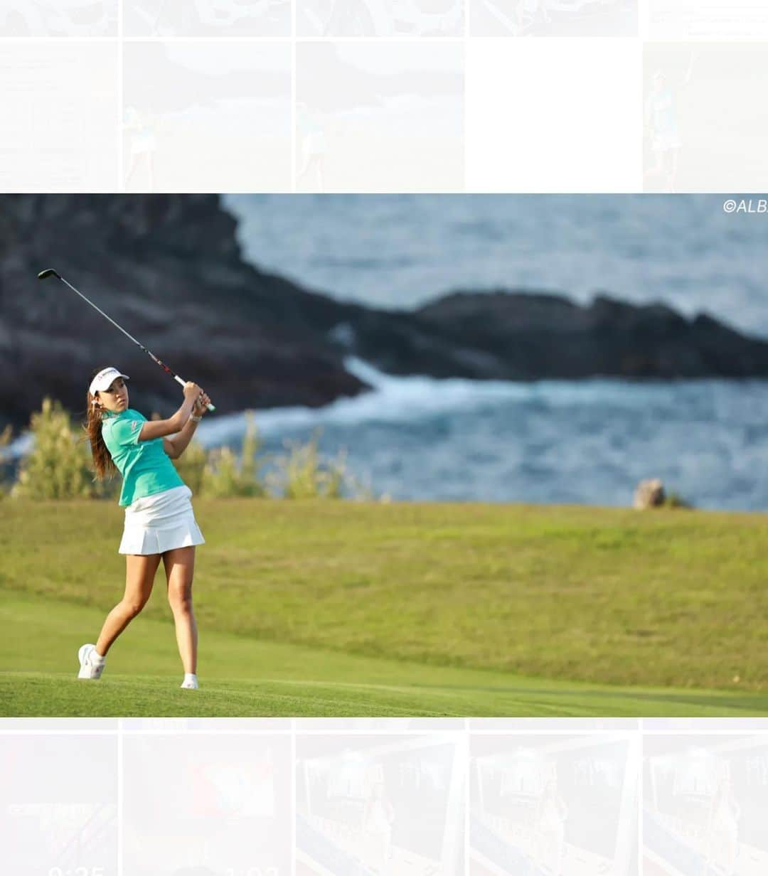 エイミー・コガさんのインスタグラム写真 - (エイミー・コガInstagram)「Peace out Kawana✌️  Always a pleasure playing at Kawana Golf Club, one of the most scenic courses in Japan!🌊 I would like to thank my family, friends, sponsors, and fans for all the support. T23, my best finish so far this season but there’s more to come! Chipping in on the last hole was definitely one to remember! #Fujisankeiladiesclassic  フジサンケイレディスクラシック💙  さいごのチップインバーディーはスーパーうれしかったです🤩 いつもいっぱいおうえんありがとうございます🫶  #エイミーコガ  #うにのぴんとあってない」4月24日 22時26分 - eimango