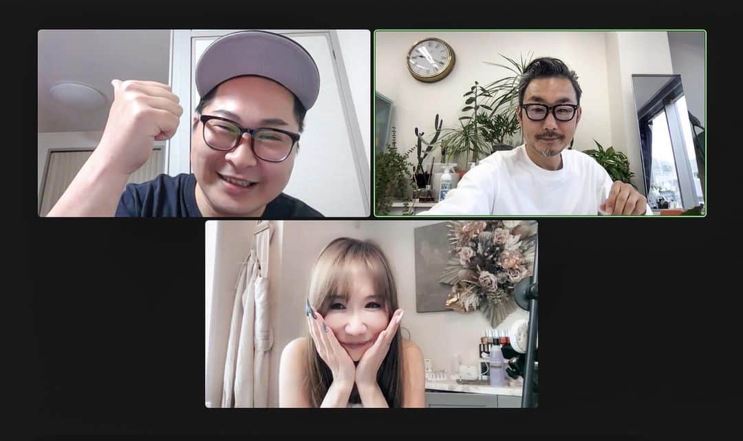 宇田川大輔のインスタグラム：「本日の職場。濃厚にしてこってりな打ち合わせになりました。#南部佳子 #オンラインサロン」