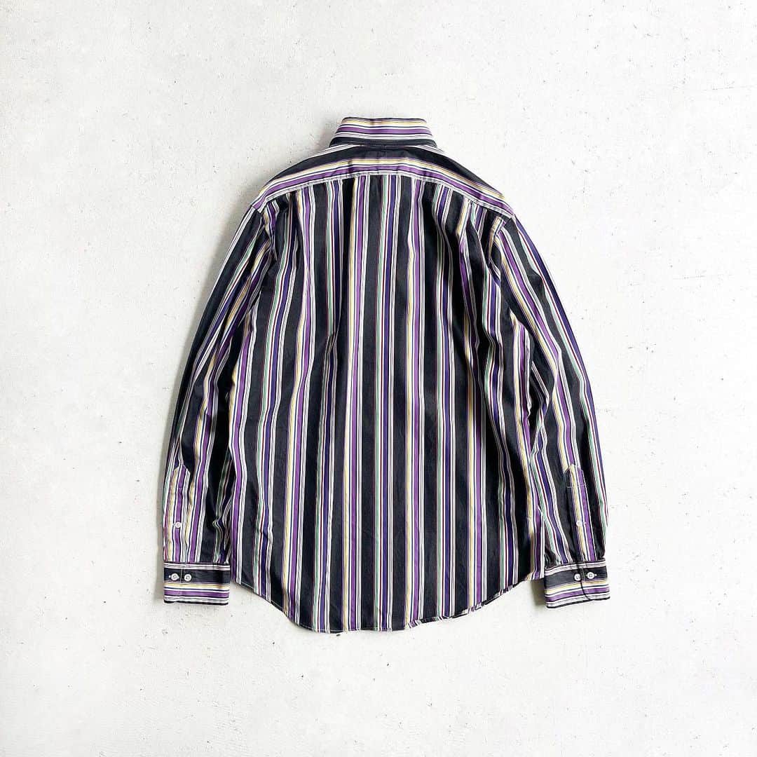 DROP...vintage select shopさんのインスタグラム写真 - (DROP...vintage select shopInstagram)「1990s Polo Ralph Lauren Crazy stripe L/S shirt "REGENT" 【L】  クレイジーストライプ🌈 ポニー無し🐎  ラルフのストライプは勿論のこと人気ですが、クレイジーとなれば見つかりにくいことでしょう…。」4月24日 16時21分 - tokyo_drop