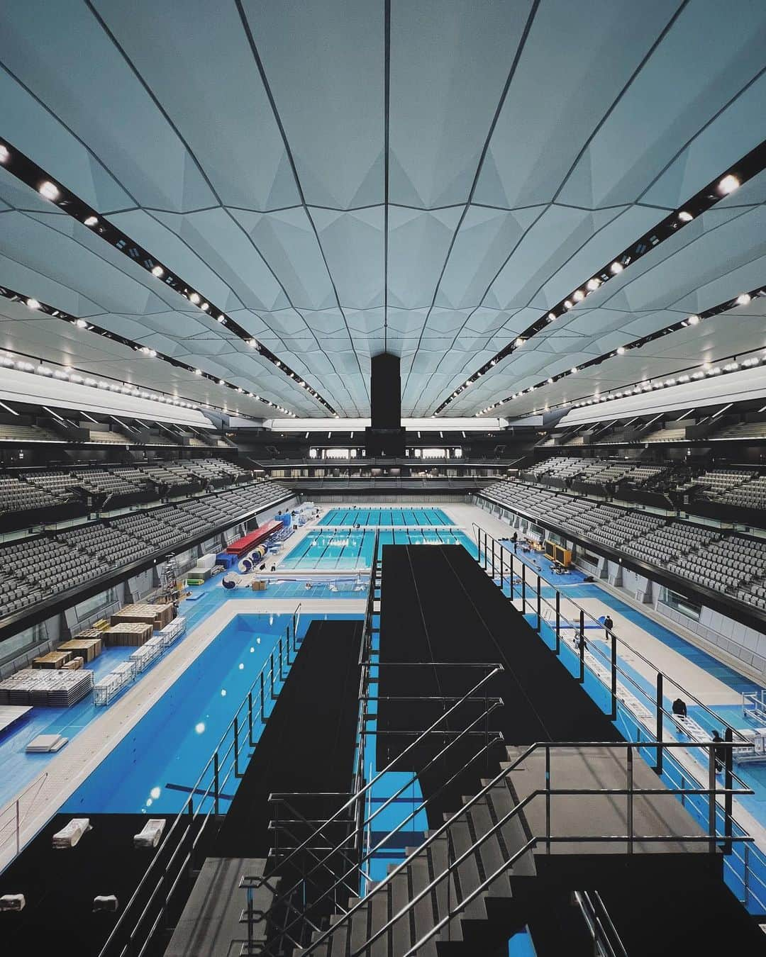 ima_ju / Jun Iさんのインスタグラム写真 - (ima_ju / Jun IInstagram)「: :  Complete Aquatics（Legacy Elevation） : : オリンピック終了後の改修も終え、日時指定はありますが、ようやく都民利用も可能なレガシースタイルに落ち着いたようです。機会があれば是非ここでスウィムしてくださいね : : ::」4月24日 16時43分 - ima_ju