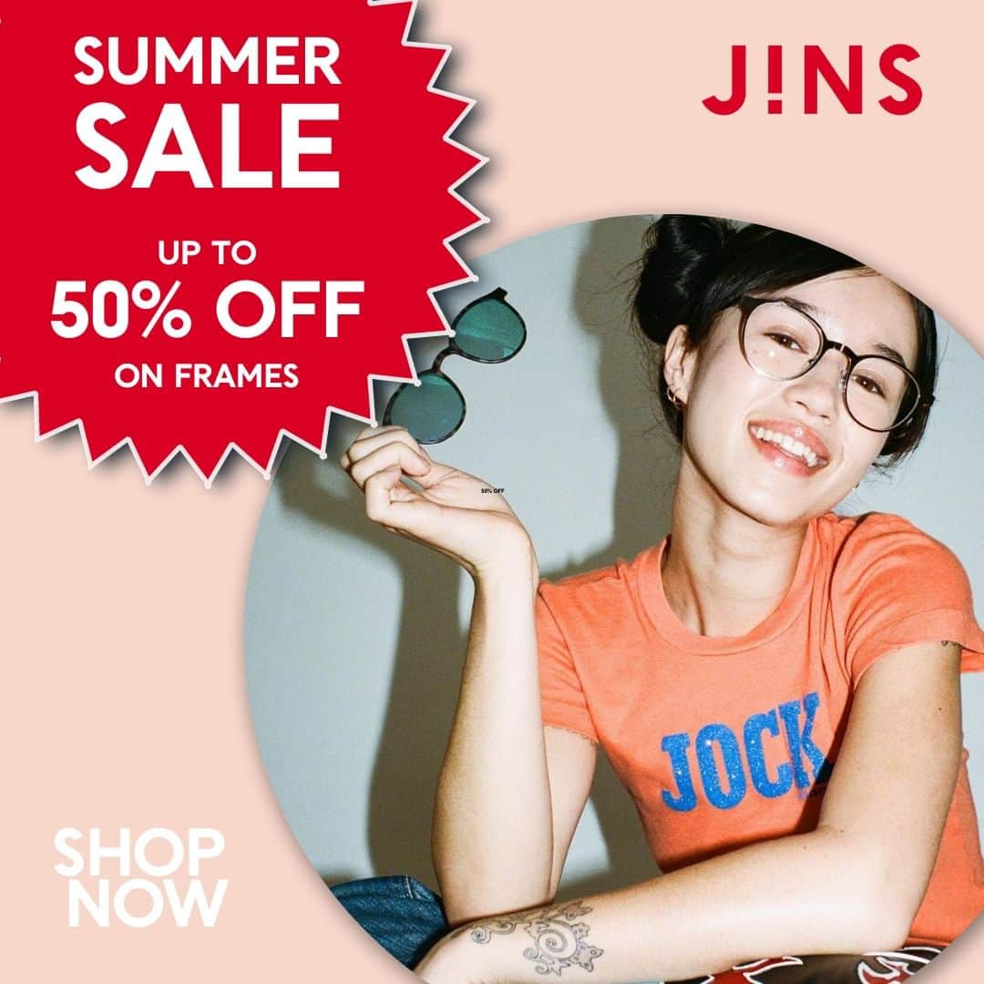 JINS PHILIPPINESさんのインスタグラム写真 - (JINS PHILIPPINESInstagram)「1 more week to go! Grab your own pair of JINS glasses this season for a perfect summer fit.   All JINS frames and sunglasses are designed in Japan. Get them at any JINS stores below:  JINS SM North EDSA JINS SM Makati JINS SM Aura Premier JINS Robinsons Place Manila JINS SM Megamall JINS TriNoma JINS SM Mall Of Asia   #glasses #eyewear #eyewearshop #eyeweartrends #eyewearfashion #jins #JINSJapan #jinsjapan #jinsjapanframe #jinsph #sale #summer #sunglasses」4月24日 18時00分 - jins_philippines