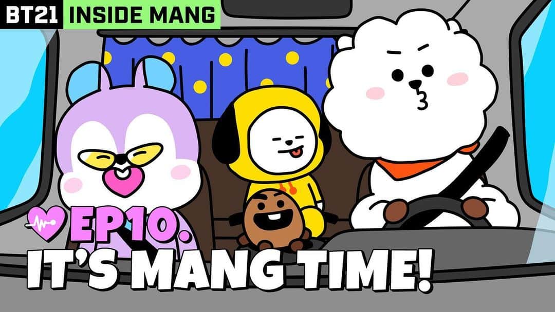 BT21 Stars of tomorrow, UNIVERSTAR!さんのインスタグラム写真 - (BT21 Stars of tomorrow, UNIVERSTAR!Instagram)「INSIDE MANG |  EP. 10 It's MANG Time  Ask MANG everything🤷‍♂️💕 Spoiler alert: MANG, you could fly with what..?🤯  Wanna get to know more with MANG? 👉Link in Bio  #BT21 #MANG #jhope #INSIDEMANG #MaskOff #Animation」4月24日 18時02分 - bt21_official