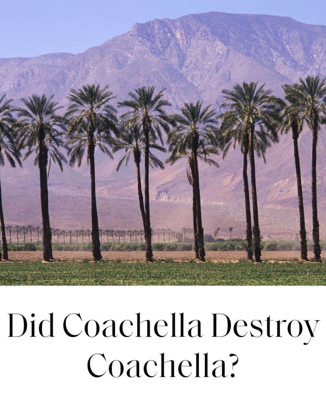 ELLE UKさんのインスタグラム写真 - (ELLE UKInstagram)「From the money to its influence – and the influencers – #Coachella has strayed far from its roots. But is that becoming a problem? And can it find its way back? @alexandracheney explores at the link in our bio.」4月24日 18時19分 - elleuk