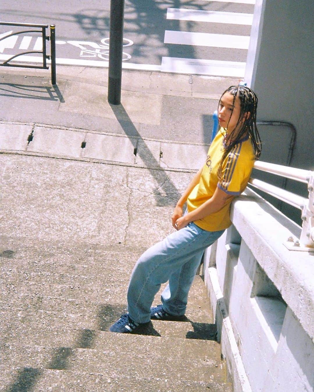 Rika Vanessaさんのインスタグラム写真 - (Rika VanessaInstagram)「髪の毛可愛くしてくれて ありがとう✌🏾💕  おかげでめちゃくちゃ旅行中 楽ちんだった！  天才！ 🫶🏽 @kou_ishimura  #filmcamera #フィルム」4月24日 19時01分 - rikavanessa._