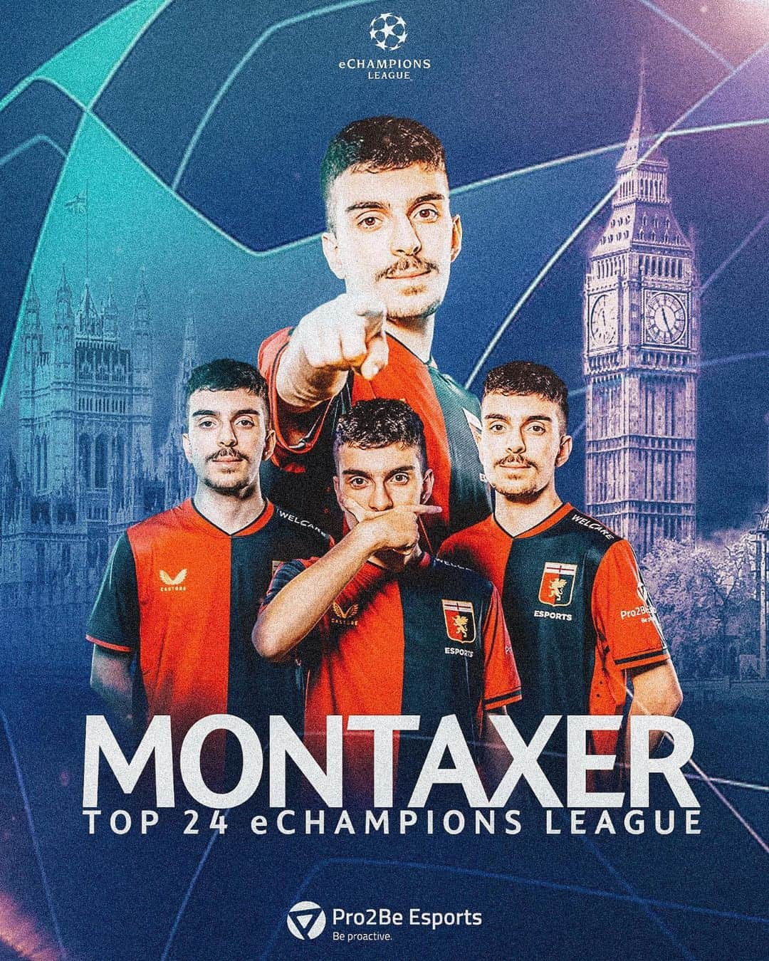 ジェノアCFCさんのインスタグラム写真 - (ジェノアCFCInstagram)「Top 2️⃣4️⃣ in #eChampionsLeague per il nostro @montaxer_ ⭐️   I colori rossoblu risplendono ancora una volta in Europa ❤️💙  #Esports #eCL #Gaming」4月24日 19時06分 - genoacfc