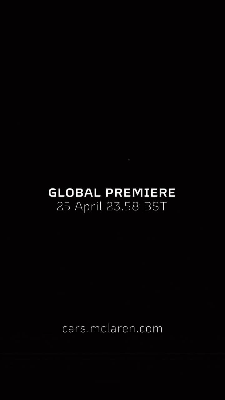 McLaren Automotiveのインスタグラム：「Join us for the unveiling of the new benchmark supercar.  25 April 23.58 BST」