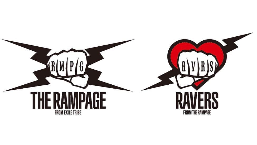 THE RAMPAGE from EXILE TRIBEさんのインスタグラム写真 - (THE RAMPAGE from EXILE TRIBEInstagram)「♡⚡︎ THE RAMPAGE FAN NAME👊🏻❤️⚡️ 『RAVERS(レイバーズ)』LOGO完成しました！  THE RAMPAGE FAN NAME 『RAVERS(レイバーズ)』   "RAMPAGE＋LOVERS" 「THE RAMPAGEを愛してくれている皆さん」 そして 「THE RAMPAGEが愛している皆さん」 という想いから誕生した、『RAVERS(レイバーズ)』  この度、ついにRAVERS LOGOが完成しました！ THE RAMPAGEグループロゴと対になるよう、左手の拳とLOVERSを象徴するハートモチーフをかけ合わせたものになっており、拳をあわせて一緒に歩んでいくという想いが込められています！  RAVERSの皆さん これから僕達と沢山の夢を叶えていきましょう！  #THERAMPAGE #RAVERS」4月24日 19時30分 - the_rampage_official