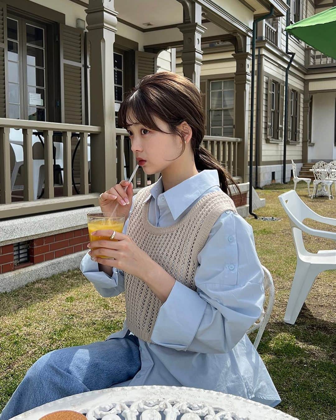 DHOLIC SNAPのインスタグラム：「@shility_dholic  new arrivals 📢✨ 〜4.28 17:00まで5%off 🤍  今回はお洋服からバケットハット、夏に大活躍のサングラス🕶️まで 新作発売されました☺️ ぜひ春夏はshilityでコーデを🌷  ショッピングタグよりご確認いただけます✔︎」