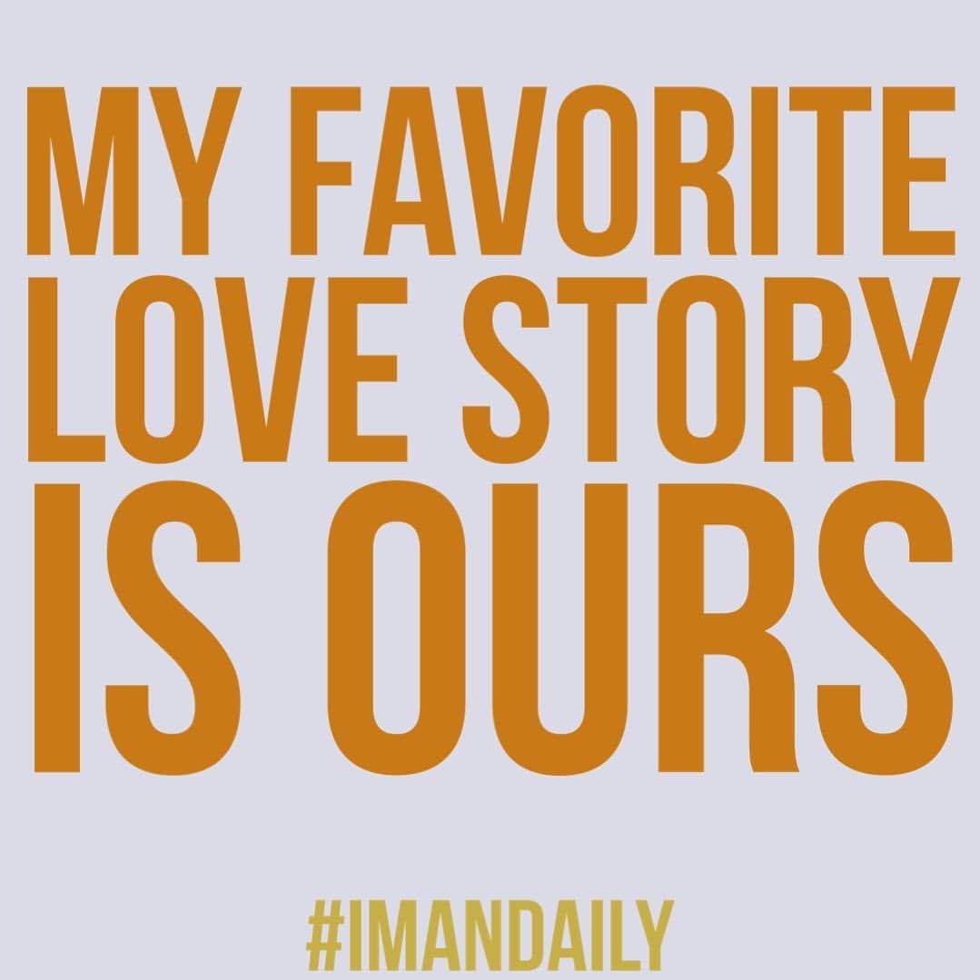 イマン・アブドゥルマジドのインスタグラム：「#imandaily April 24th #BowieForever」