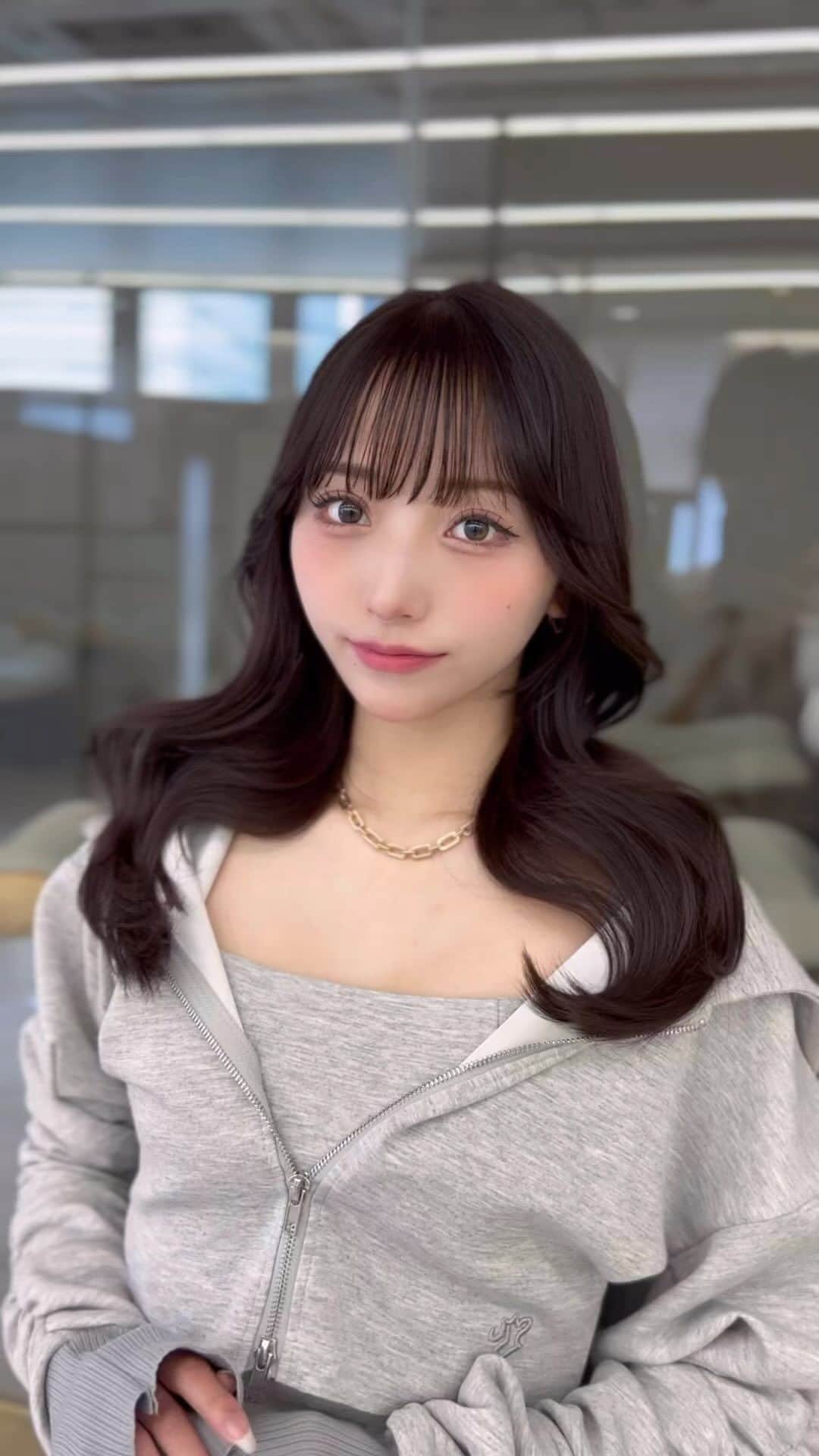 のインスタグラム：「巻きとストレート🤍 @kai_k_hair」