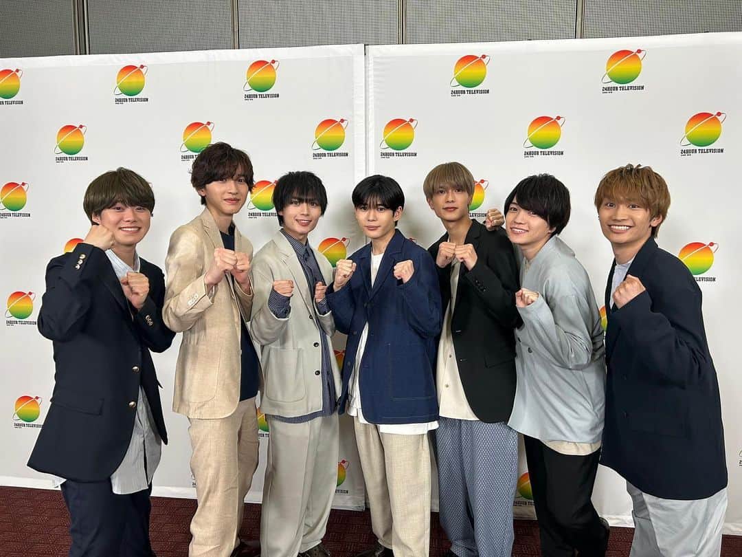 24時間テレビ42 愛は地球を救うのインスタグラム：「#newszero で発表されました！ 今年の24時間テレビ メインパーソナリティーは  ／ #なにわ男子 の皆さんです！✨ ＼  #24時間テレビ #なにわ男子 #西畑大吾 #大西流星  #道枝駿佑 #高橋恭平 #長尾謙杜 #藤原丈一郎 #大橋和也」