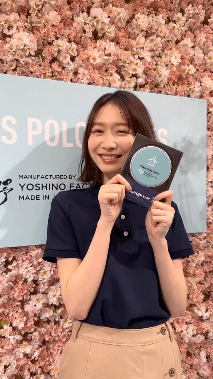 のインスタグラム：「⁡ 新宿髙島屋のポップアップショップは本日まで！ ぜひお立ち寄り下さい😊 ⁡ 𓍼𓍼𓍼𓍼𓍼𓍼𓍼𓍼 この度のポップアップショップでは、 先日販売を開始した「10年ポロシャツ」と マンシングウェアの新定番である「スタンダードコレクション」を展開しております。 ⁡ ⁡ POP-UP SHOP 4月19日(水)→4月25日(火) 新宿髙島屋 2階メインスクエア ⁡ #岡本夏美さん #10年ポロシャツ #10yearspoloshirts」
