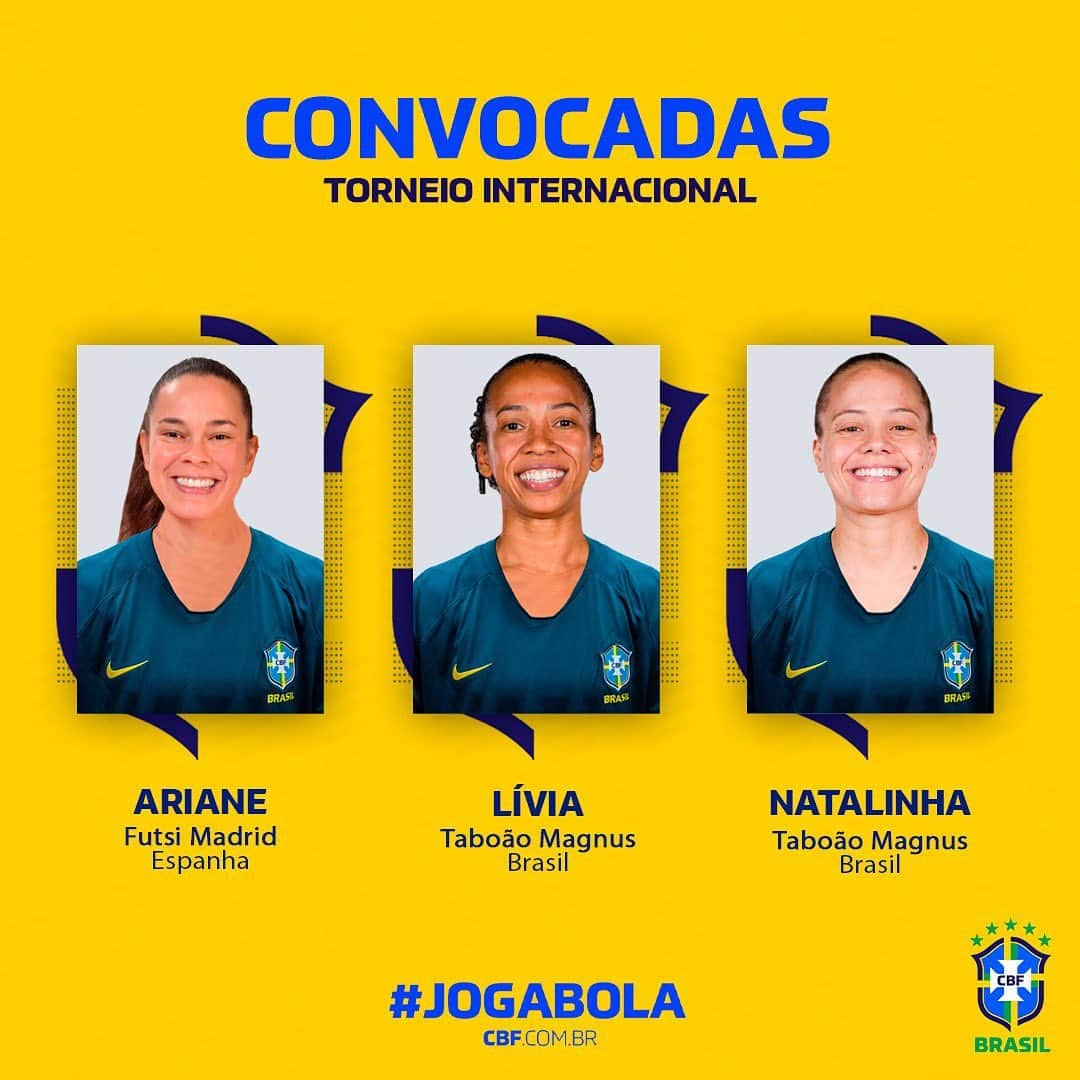 サッカー ブラジル代表チームさんのインスタグラム写真 - (サッカー ブラジル代表チームInstagram)「Convocadas! 🇧🇷🤩  O treinador Wilson Sabóia convocou 15 atletas para o Torneio Internacional, que acontece entre os dias 7 e 14 de Maio na cidade de Xanxerê, em Santa Catarina.   Vamos juntos! 💛」4月25日 7時11分 - cbf_futebol