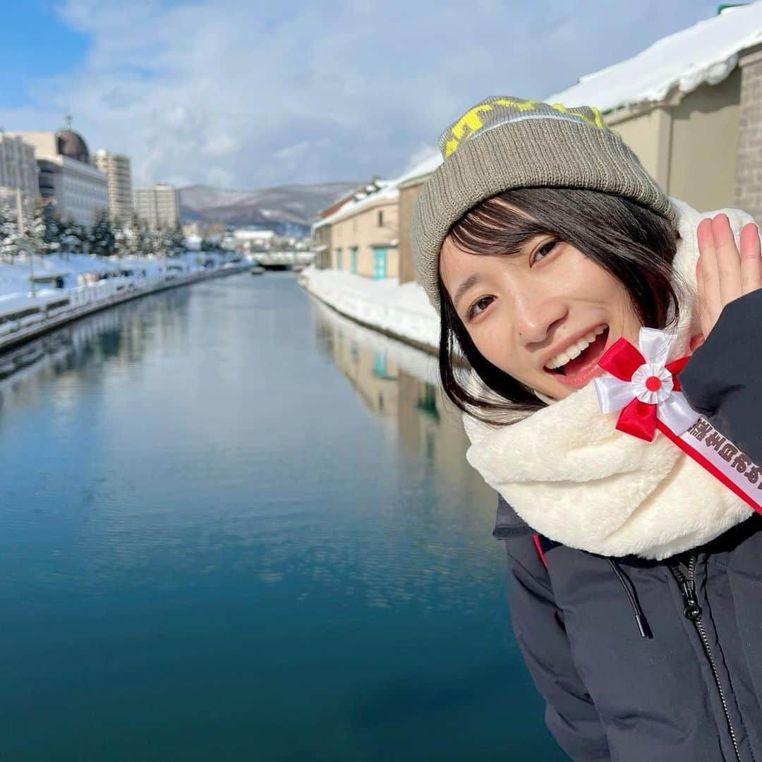 加藤一華さんのインスタグラム写真 - (加藤一華Instagram)「. ほっかいどー！❄️  動画もみてね😋🍣  #北海道旅行  #小樽運河 #小樽 #北一硝子  #北一ヴェネツィア美術館  #いちなる」4月24日 23時54分 - ichika_kato