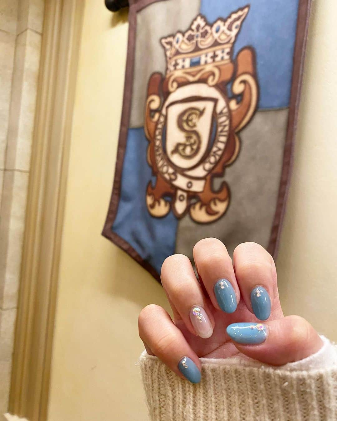 立野沙紀さんのインスタグラム写真 - (立野沙紀Instagram)「new nail💙 そして初ソアリン乗った✈️ 感動した🥹 #jellnail #blue #ソアリン」4月24日 23時56分 - saki_tateno