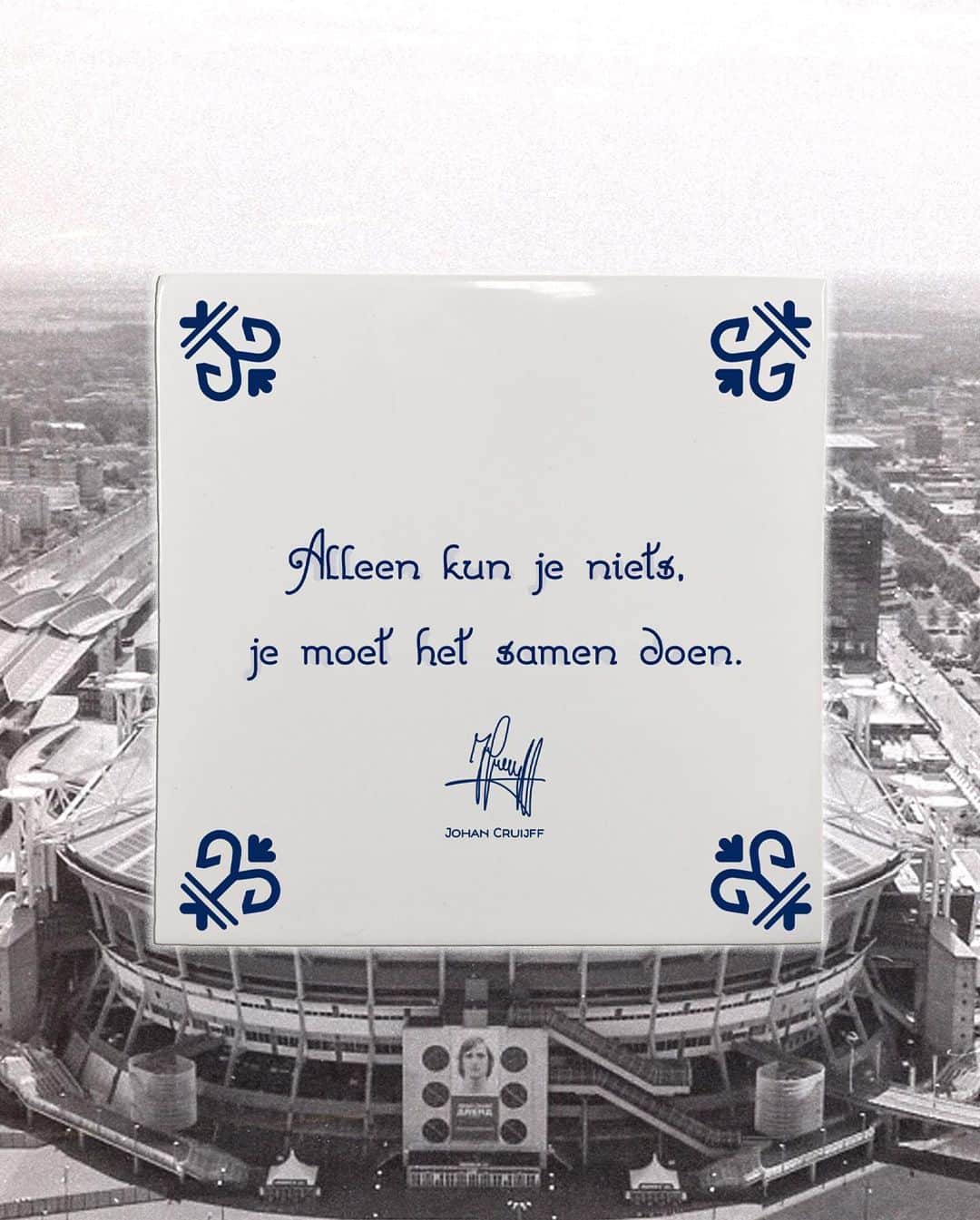 ヨハン・クライフさんのインスタグラム写真 - (ヨハン・クライフInstagram)「Tomorrow, we celebrate the birthday, life, and legacy of Johan Cruyff (1947-2016). Share your favorite quote of Johan with us and you might be a lucky winner of one of our 14 unique tiles.  Remember to post your quote and tag us to qualify. We can’t wait to see your favorite quote from Johan Cruyff. 🧡 #supportCruyffFoundation #giveaway #birthdaypresent  🔗 You can also get yours with a 14% discount using the code JC25APRIL by going to the link in the bio.」4月25日 0時42分 - johancruyff