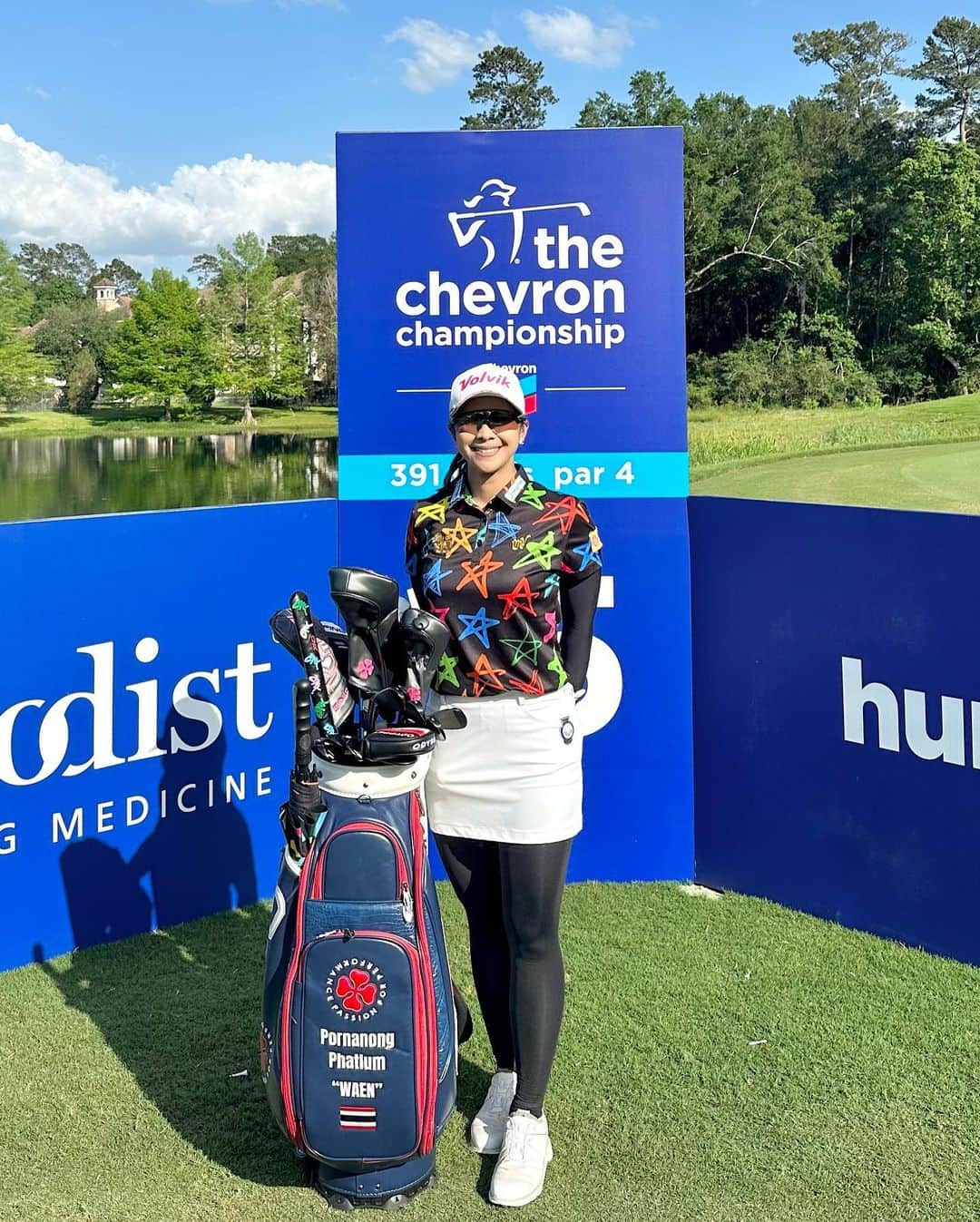 ポーナノン・ファトラムさんのインスタグラム写真 - (ポーナノン・ファトラムInstagram)「Always a great feeling to play at the first major of the year😊 Thank you @thechevronchampionship for being a wonderful host at the @theclubatcw 💕Thank you my sponsors, all the staffs, volunteers, and fans. See you again next year!💕」4月25日 0時44分 - waen_pornanong