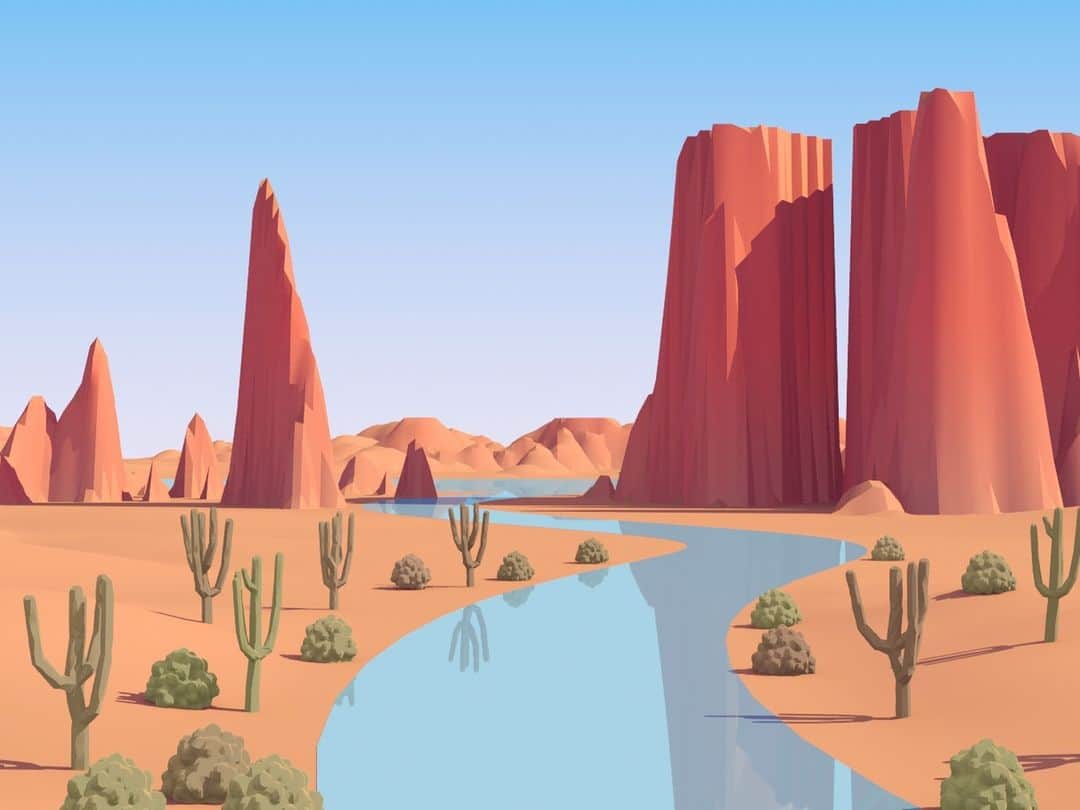 Dribbbleさんのインスタグラム写真 - (DribbbleInstagram)「I love you Arizona! by Robinsson Cravents @craventsillustration   #arizona #desert #landscape #illustration」4月25日 1時02分 - dribbble