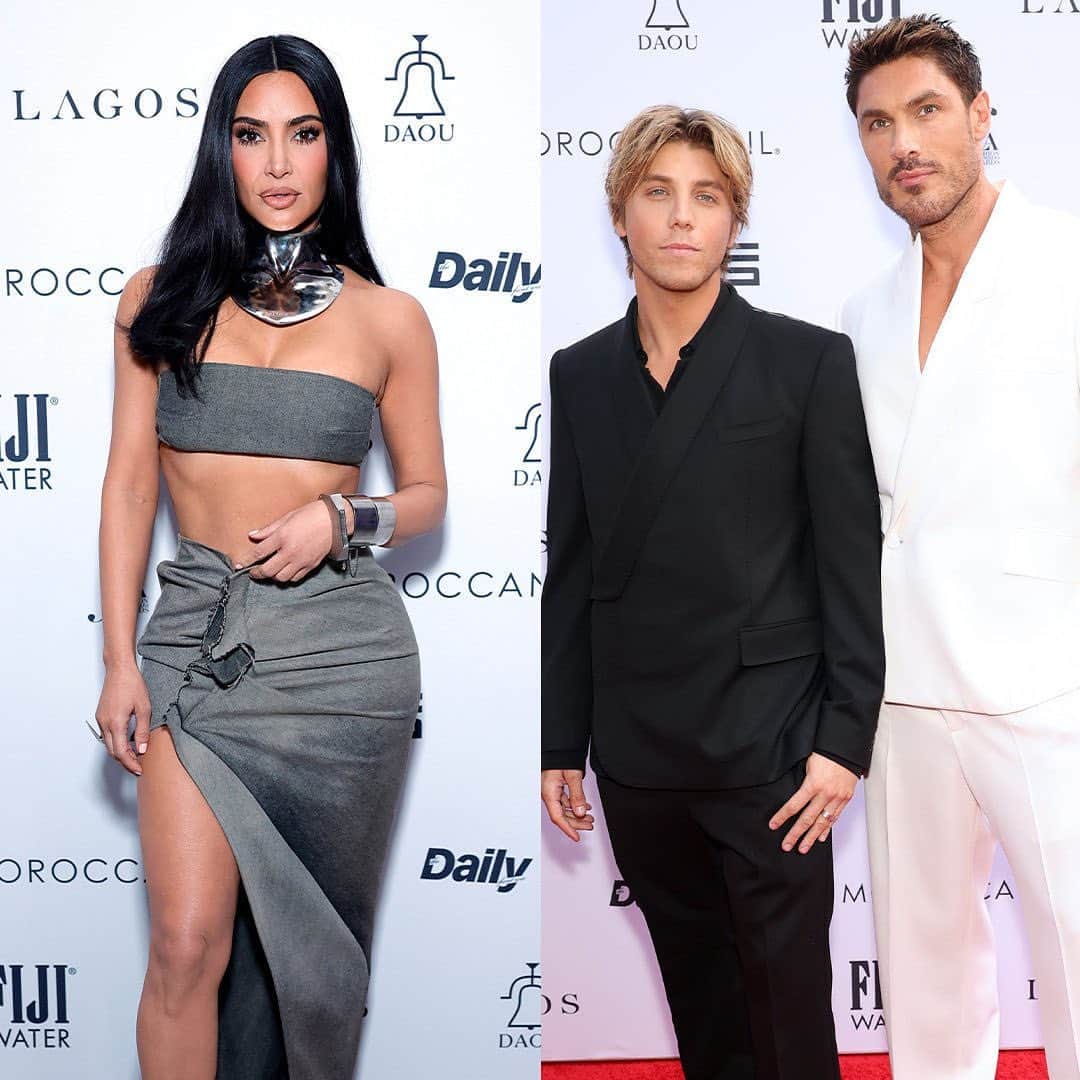 E! Onlineさんのインスタグラム写真 - (E! OnlineInstagram)「These pics got us fallin' in love with this squad. 😍 Link in bio to see Kim Kardashian, Chris Appleton, and Lukas Gage enjoy a night out together in Las Vegas at an Usher concert. (📷: Getty)」4月25日 1時13分 - enews