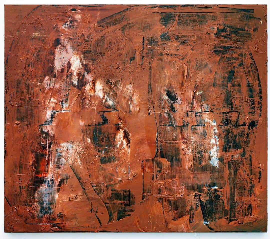 マイケルエンジェルのインスタグラム：「Cry over you , 2023  oil on canvas  48 x 60 inches」