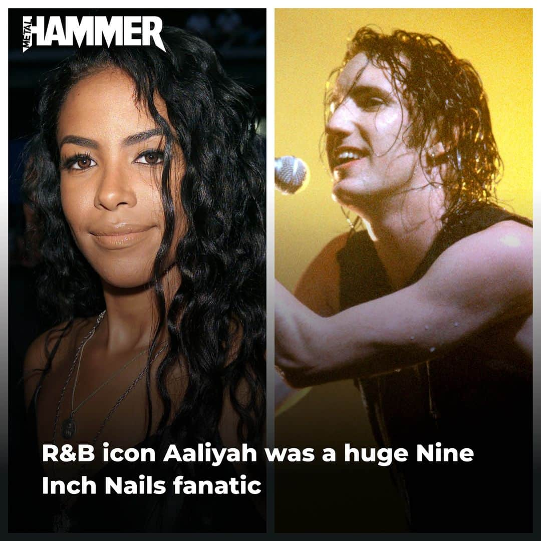 METAL HAMMERのインスタグラム：「And we have the videos to prove it! More via the link in the bio   #NineInchNails #nin #nineinchnailsfans #trentreznor #aaliyah #aaliyahhaughton #queenofthedamned #metal #industrial #metalhammer」