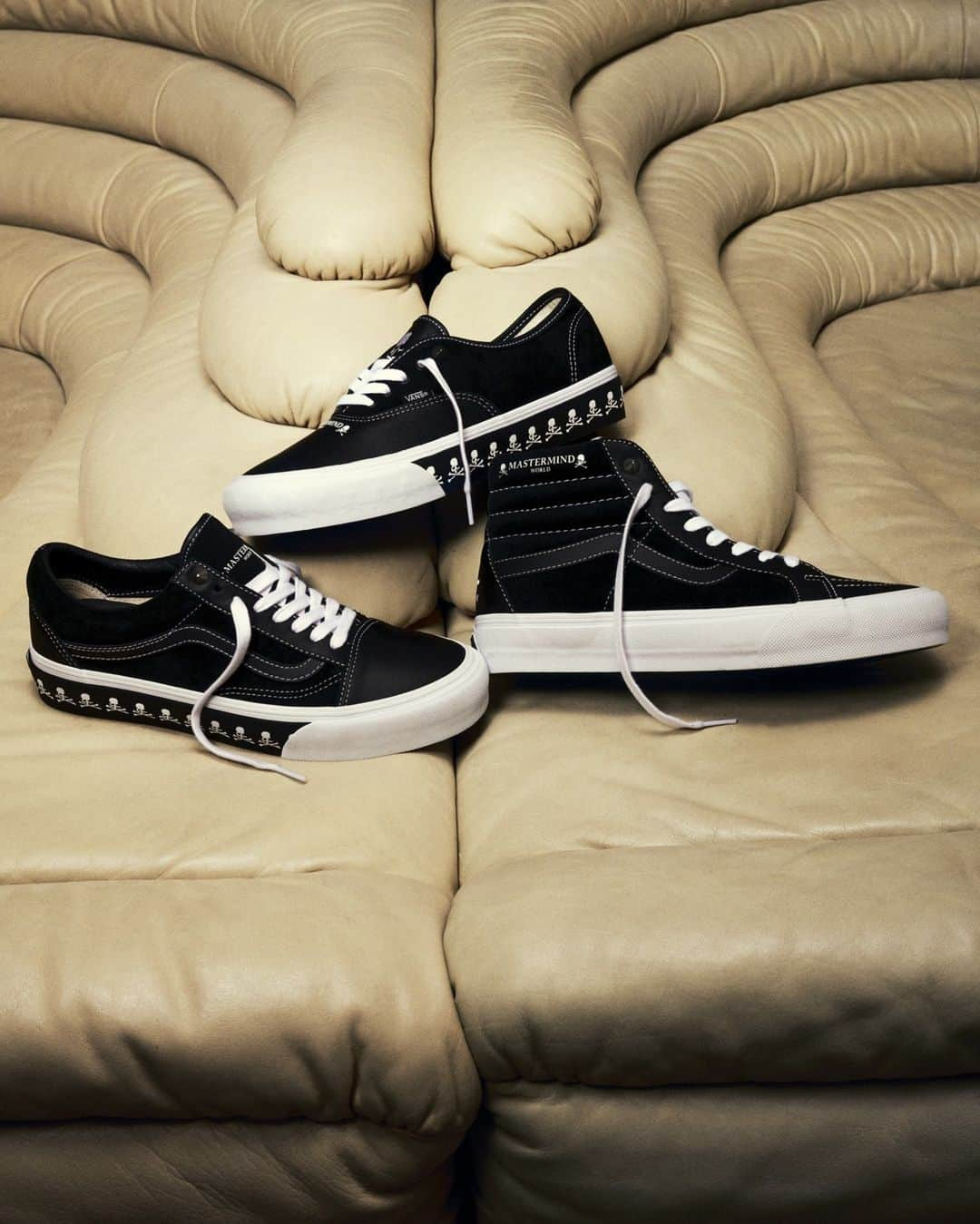 vansさんのインスタグラム写真 - (vansInstagram)「Vault by Vans and MASTERMIND WORLD reunite for a collection inspired by designer Masaaki Homma’s love for punk culture and style. Available April 28 on vans.com and at select Vault by Vans and MASTERMIND WORLD retail locations.」4月25日 2時00分 - vans