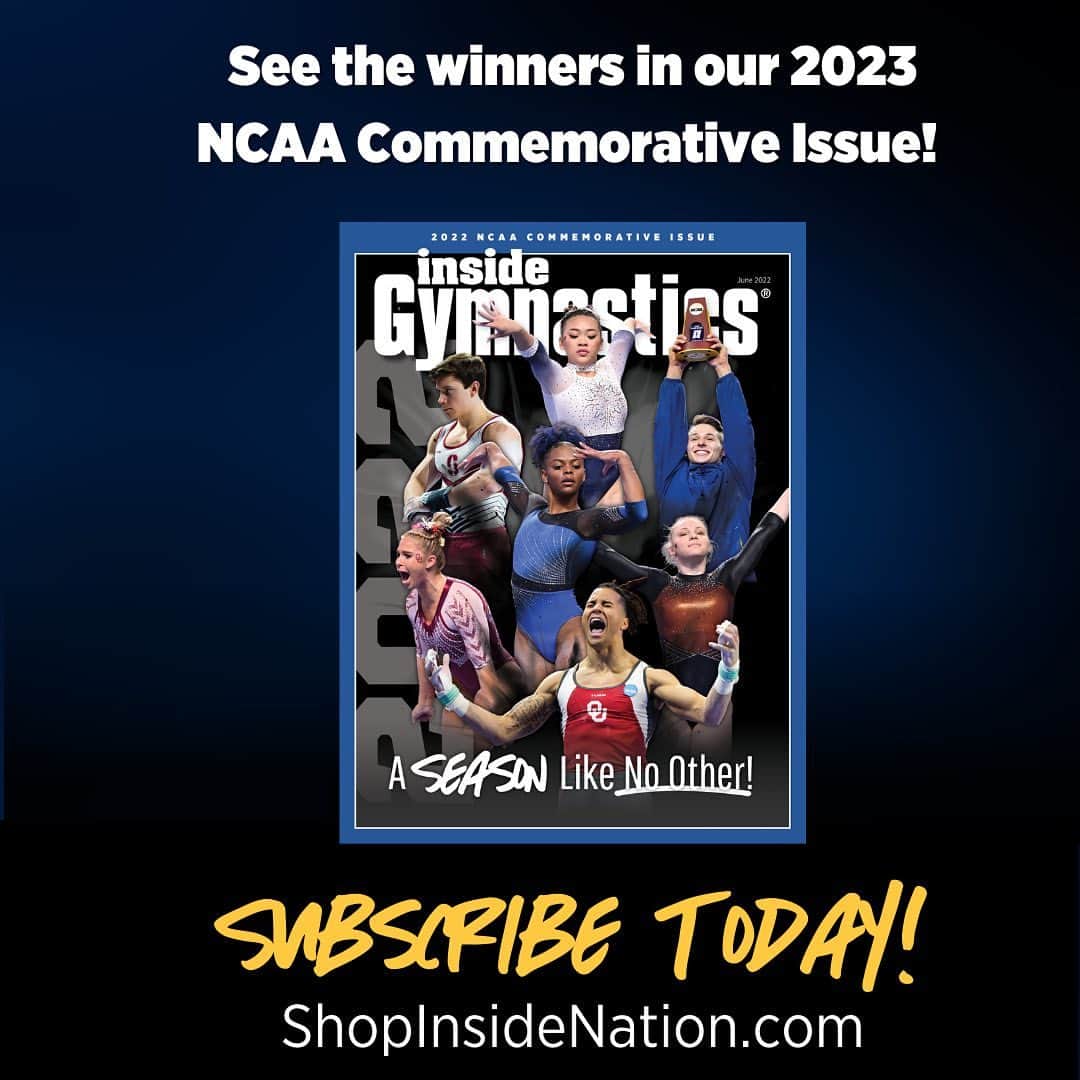 Inside Gymnasticsさんのインスタグラム写真 - (Inside GymnasticsInstagram)「The polls are open! ☑️ Vote now in our 1st Annual Inside Gymnastics NCAA Fan’s Choice Awards!   See the full list of categories & cast your vote on InsideGym.com & look for the results in our 2023 NCAA Commemorative issue!」4月25日 2時00分 - insidegym