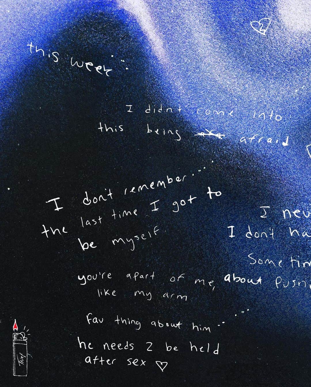 マティー・ノイズのインスタグラム：「i can’t wait much longer 💙🤐」