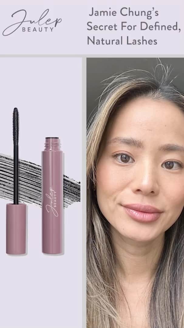 ジェイミー・チャンのインスタグラム：「This mascara has me hooked! One coat of Length Matters Mascara by @julepbeauty is all I need for a natural everyday look 👀Not only is It’s packed with amazing ingredients such as beeswax, vitamin B5 and Aloe Leaf Juice, but Julep Beauty is cruelty-free, paraben-free and vegan-friendly. ✨ #julep #julepbeauty #cleanbeauty #affordableprices」