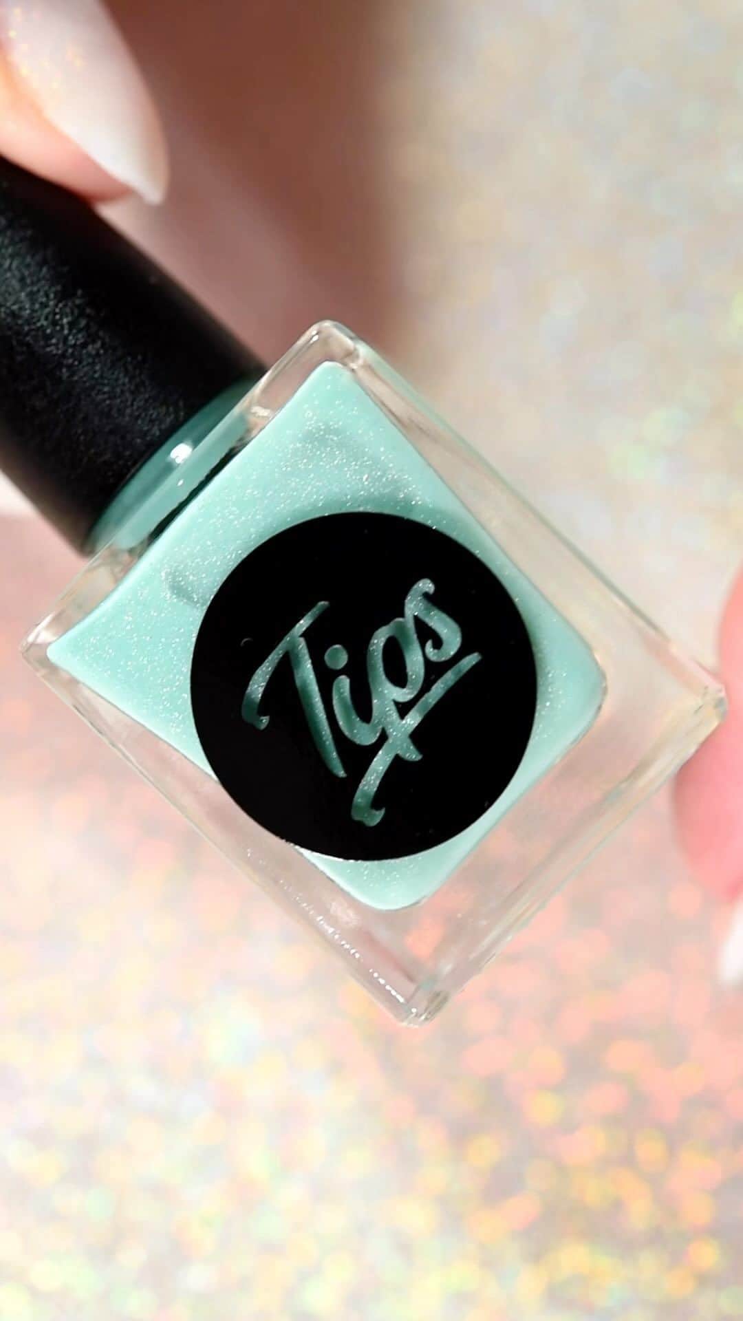 Sveta Sandersのインスタグラム：「Tips “Mint Candy” от @tipsnailpolish」