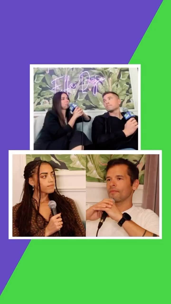 ロゼリン・サンチェスのインスタグラム：「I love love love them!!! Thanks @kiarabarnesofficial & @theofficialjohngabriel for chatting with us! Fantastic and insightful episode! @hesaidelladijo  And YES! I feel the same way about @fantasyislandtv   Btw… new episode tonight on @foxtv at 9pm/8v and tomorrow on @hulu」