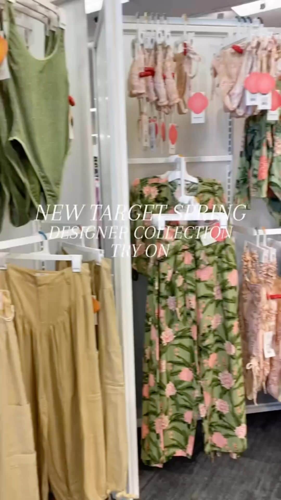 Target Styleのインスタグラム：「Our limited-time, spring designer collection is going fast. Pick up spring pieces like colorful matching sets, sunny accessories & swim featuring @shoprhode @fenoel & @aguabenditasw. Available online and in select stores. 🌼  @maradwarren」