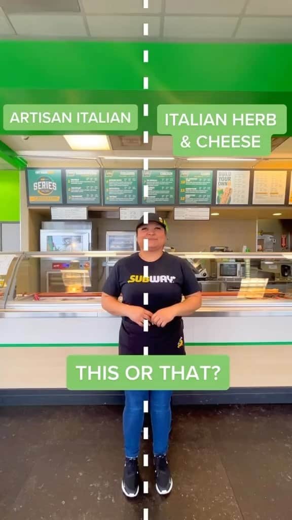 Official Subwayのインスタグラム：「this or that? which sub did you build?🥖🤔」