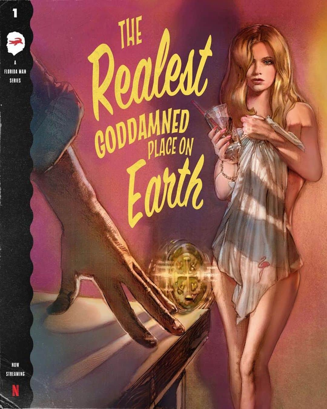 エドガー・ラミレスさんのインスタグラム写真 - (エドガー・ラミレスInstagram)「Hey! What is your favorite #Floridaman Episode? @NetflixGeeked immortalized them all as pulp fiction covers • ¿Cuál te gusta más? 🚀」4月25日 5時51分 - edgarramirez25