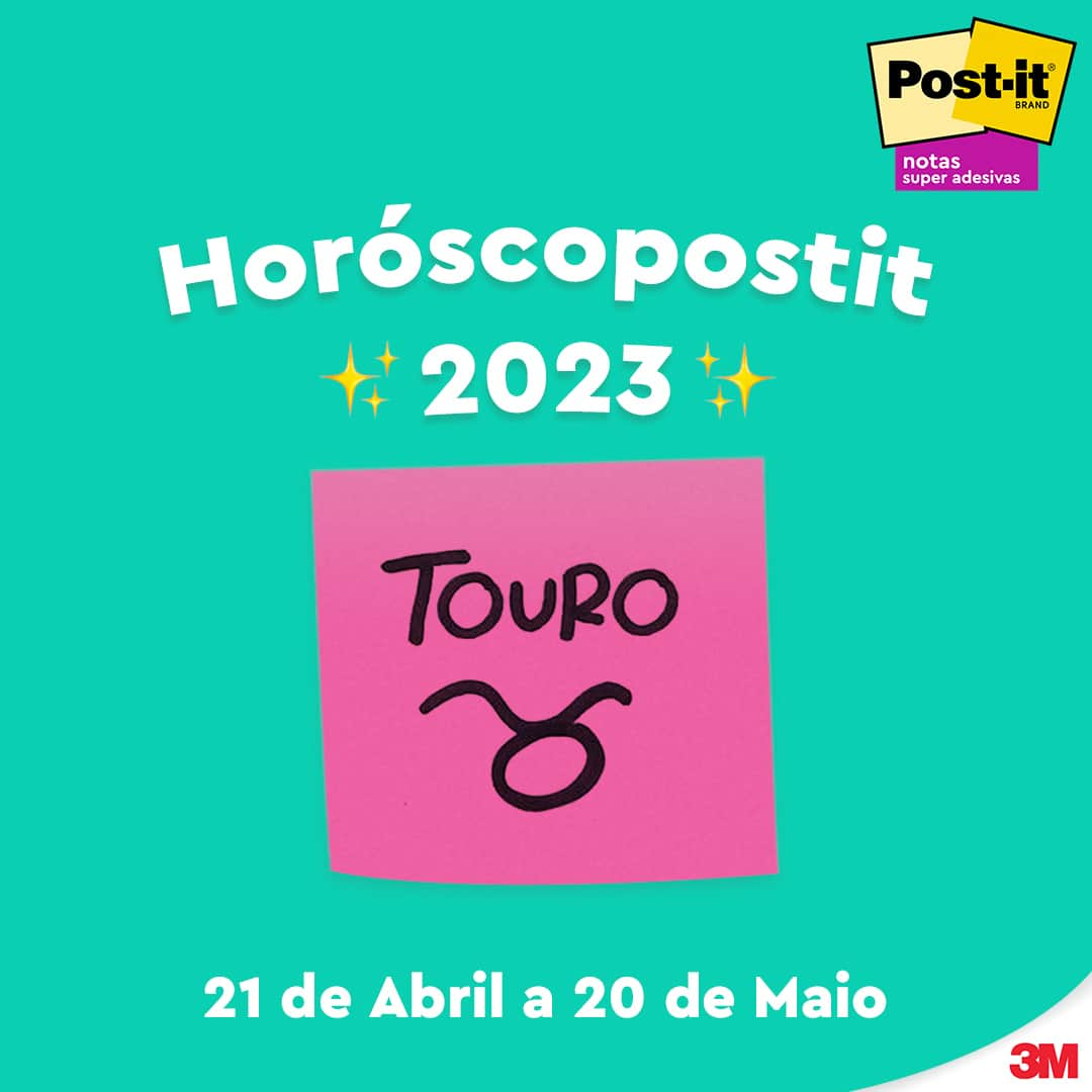 Post-it Brasilのインスタグラム：「Chegou o #Horóscopostit! 🙌🔮✨ Agora é a vez de #Touro ♉ Você é ou conhece alguém desse signo? Aqui temos algumas curiosidades. #LiberteSuasIdeias #Horóscopo #Signos」