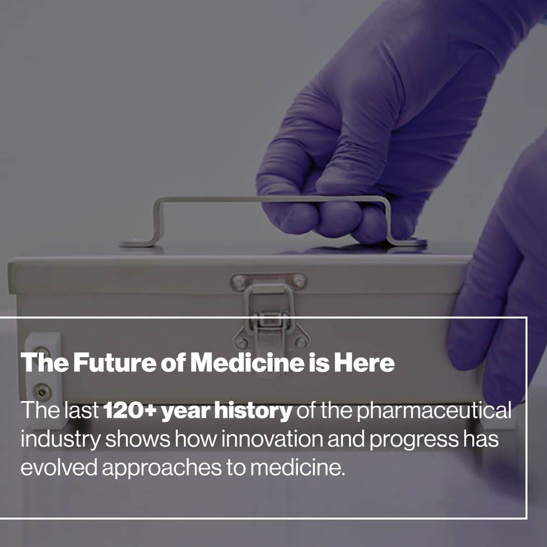 ノバルティスのインスタグラム：「The speed of development in the pharmaceutical industry today is unprecedented. Evolving from the chemicals of 100 years ago to RNA, gene, cell and radioligand therapies, Novartis is well positioned to deliver high-value medicines that alleviate society’s greatest disease burdens to patients.   Read more from CEO Vas Narasimhan on the evolution of medicine and the Novartis mission via the link in our bio.」