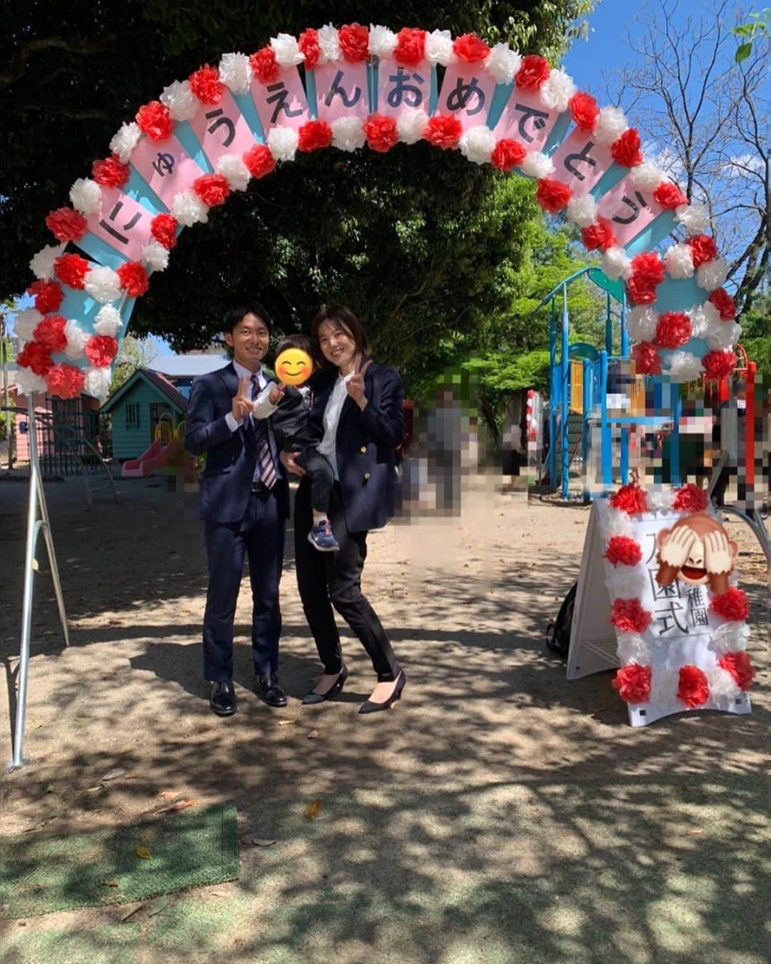 前田美順さんのインスタグラム写真 - (前田美順Instagram)「. . . . 息子、幼稚園入園。 . 嫌がることなく、毎日楽しそうに幼稚園に行ってくれてなによりです☺️ . . . . . . . . #幼稚園入園 #年少さん #楽しい幼稚園 #元気で #はじめての子供社会 #時差すぎな件」4月25日 16時57分 - miyukimaeda_badminton