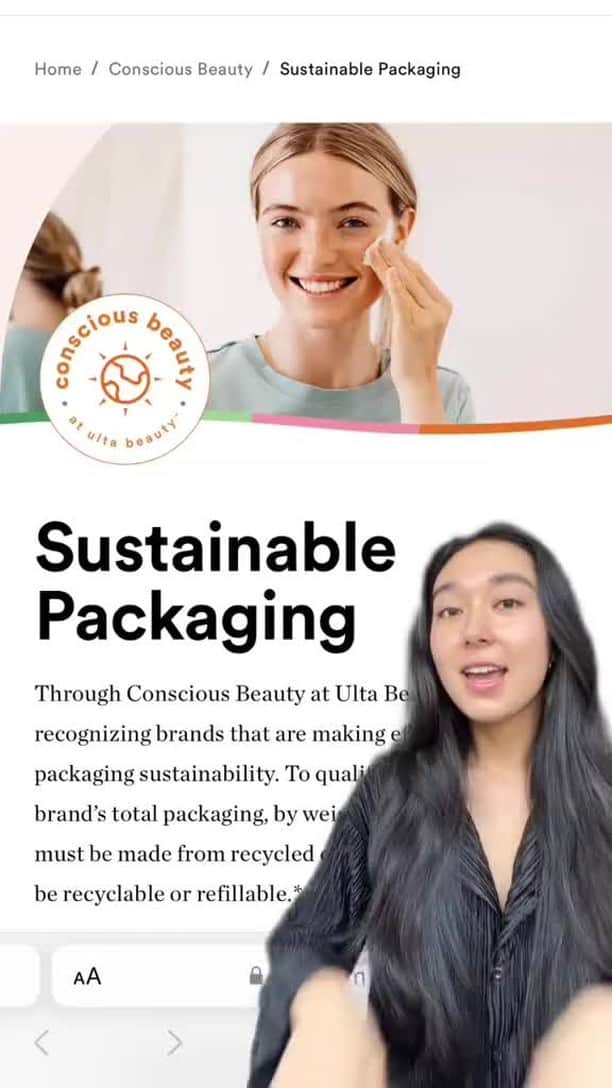 ULTA Beautyのインスタグラム：「Happy Earth Month 🌍 Learn more about sustainable packaging and Conscious Beauty at Ulta.com 🧡」