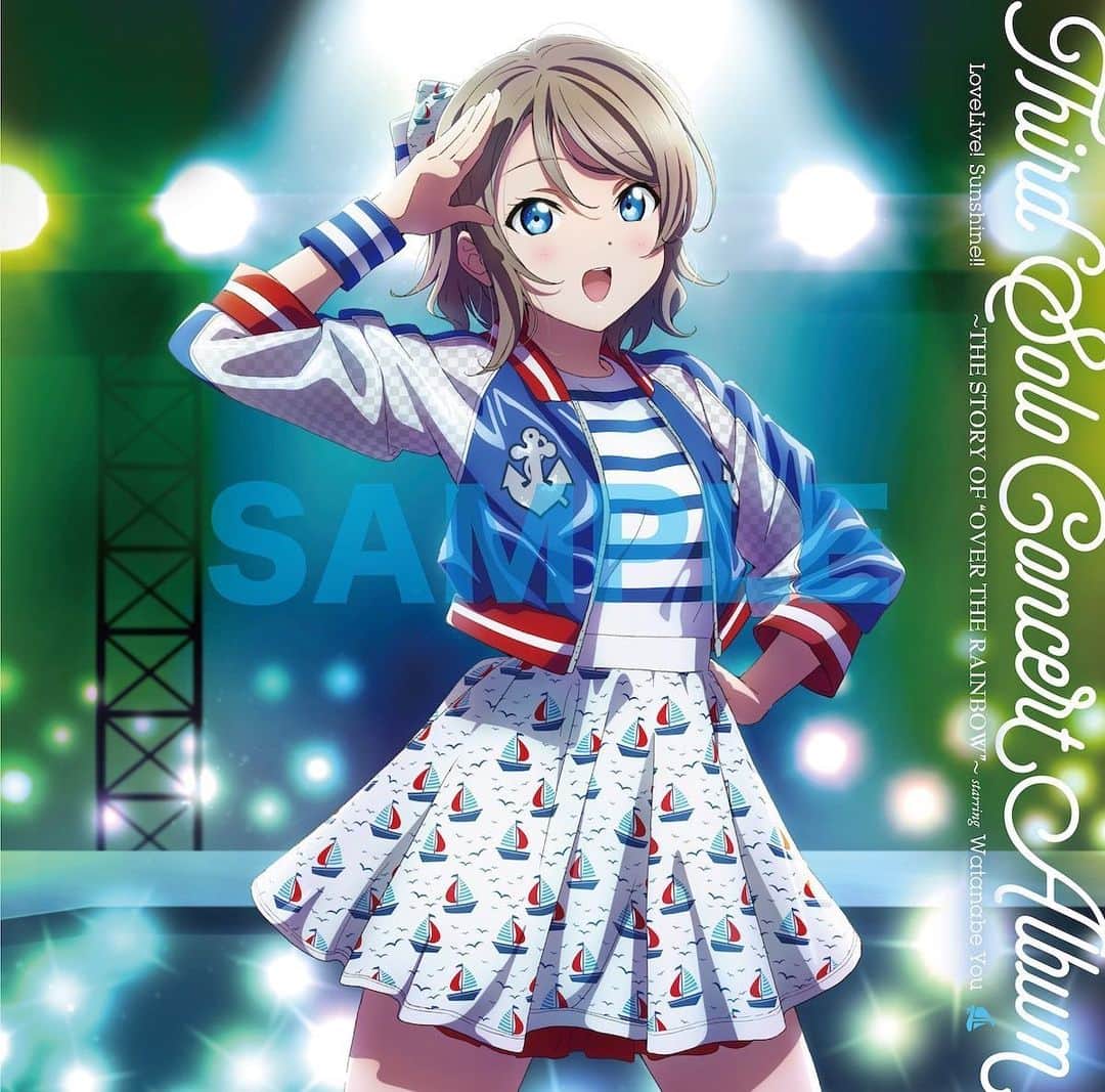 のインスタグラム：「■RELEASE INFO■   2023.4.17 new release!!!   LoveLive! Sunshine!! Third Solo Concert Album～THE STORY OF “OVER THE RAINBOW”～starring Watanabe You〜  「Next SPARKLING!!」 作曲・編曲してます！」